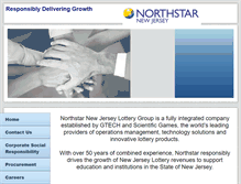 Tablet Screenshot of northstarnewjerseylottery.com